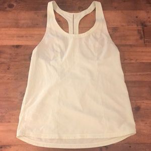 Neon lululemon racerback tank